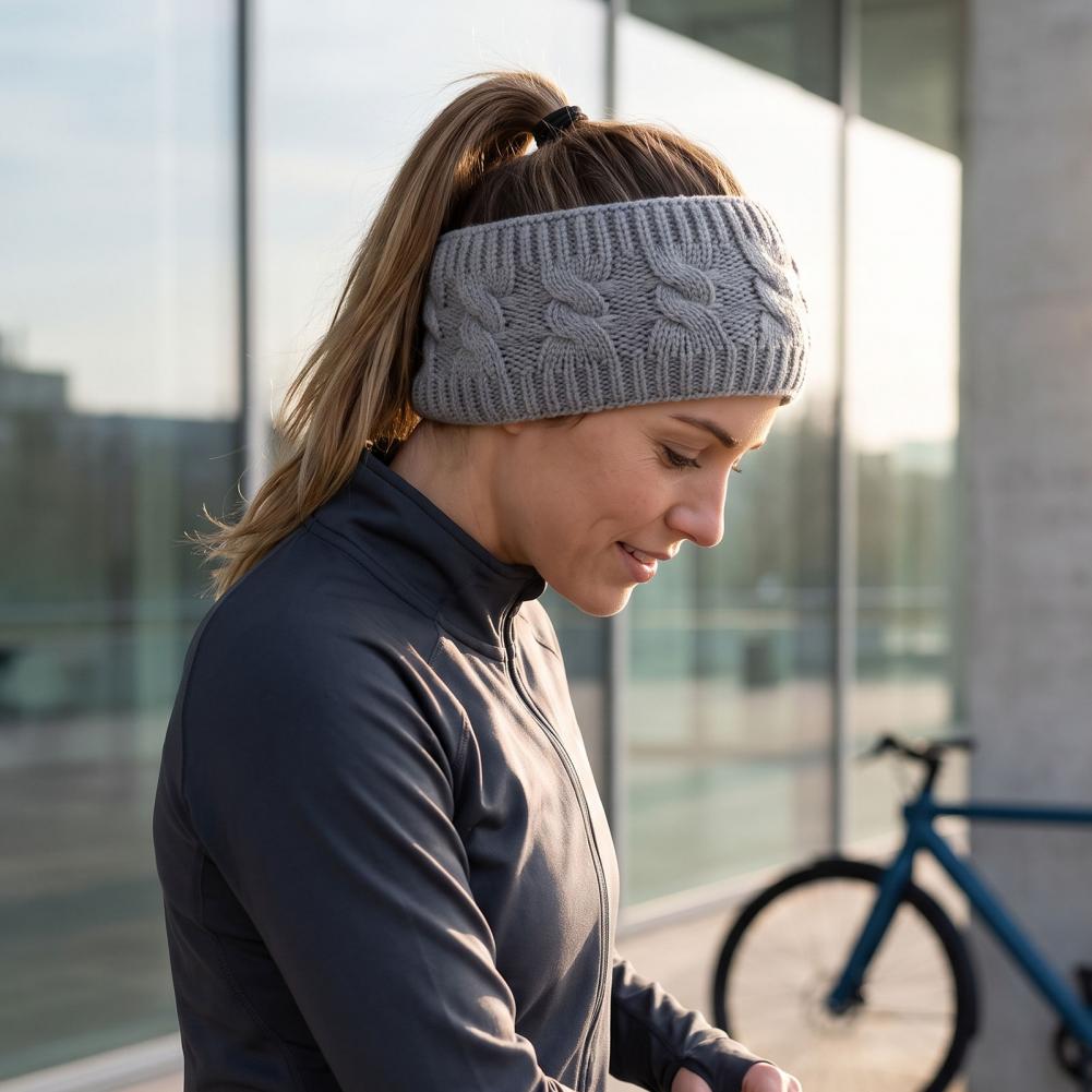 Zimowa odzież do biegania dla  – Fleece Ear Warmer Band recenzja i cena